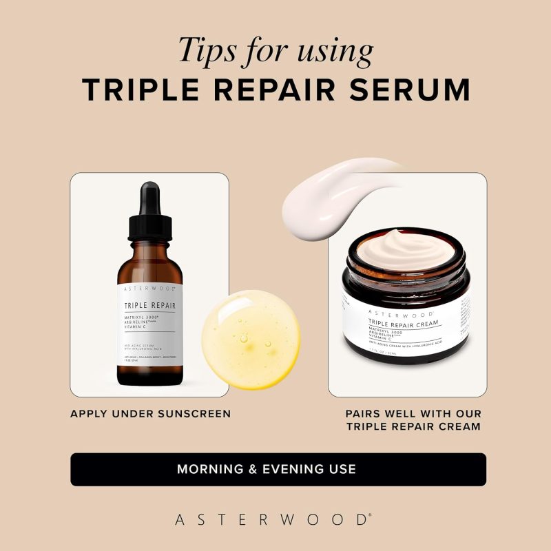 Triple Repair Matrixyl 3000 + Argireline + Hyaluronic Acid + Vitamin C Serum - Image 3